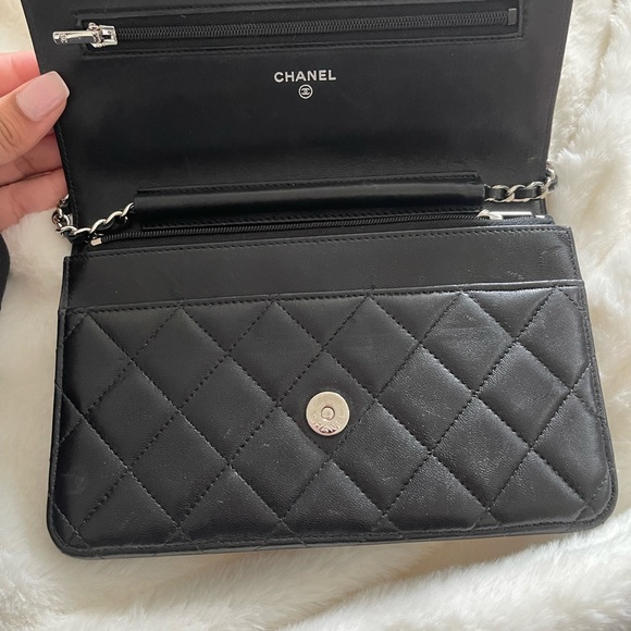 Black Chanel WOC - Silver Hardware - Picture 10 of 11